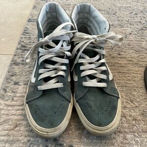 Vans Blue High-Top Athletic Shoes